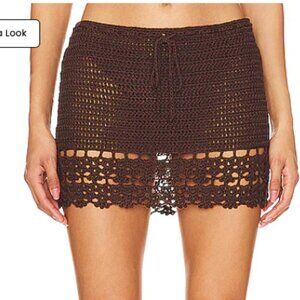 Elliana Crochet Mini Skirt